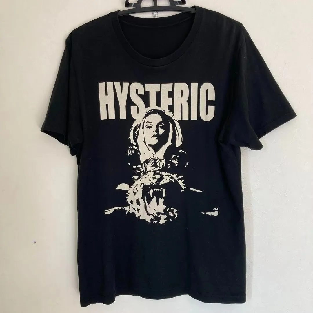 Thrills and Delights Hysteric Glamour Harajuku Style Trendy Brand Graphic T-Shirt Cotton Men Women Streetwear Tee