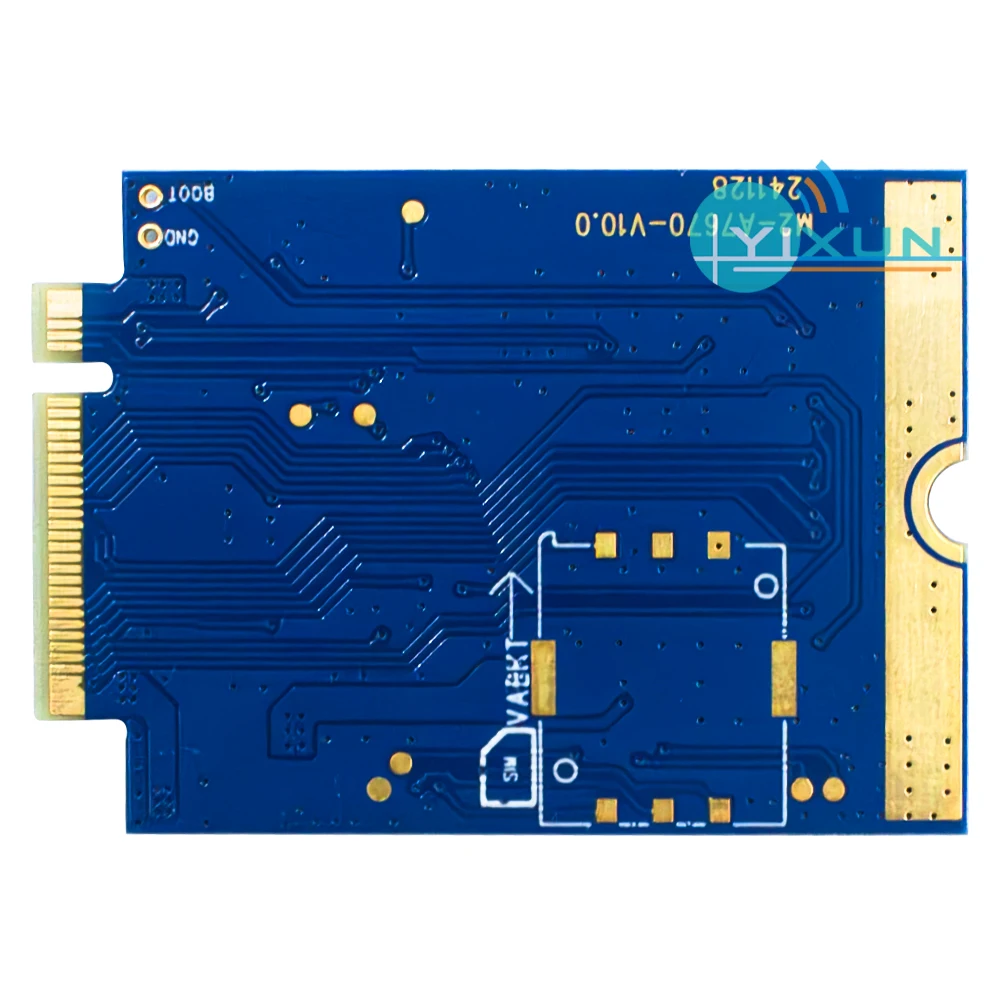 SIMCOM A7670G LTE Cat1 M.2 โมดูลตัวรับสัญญาณ GPS Band B1/B2/B3/B4/B5 /B7/B8/B12/B13/B18/B19/B20/B25/B26/B28/B66/B38/B39/B40/B41