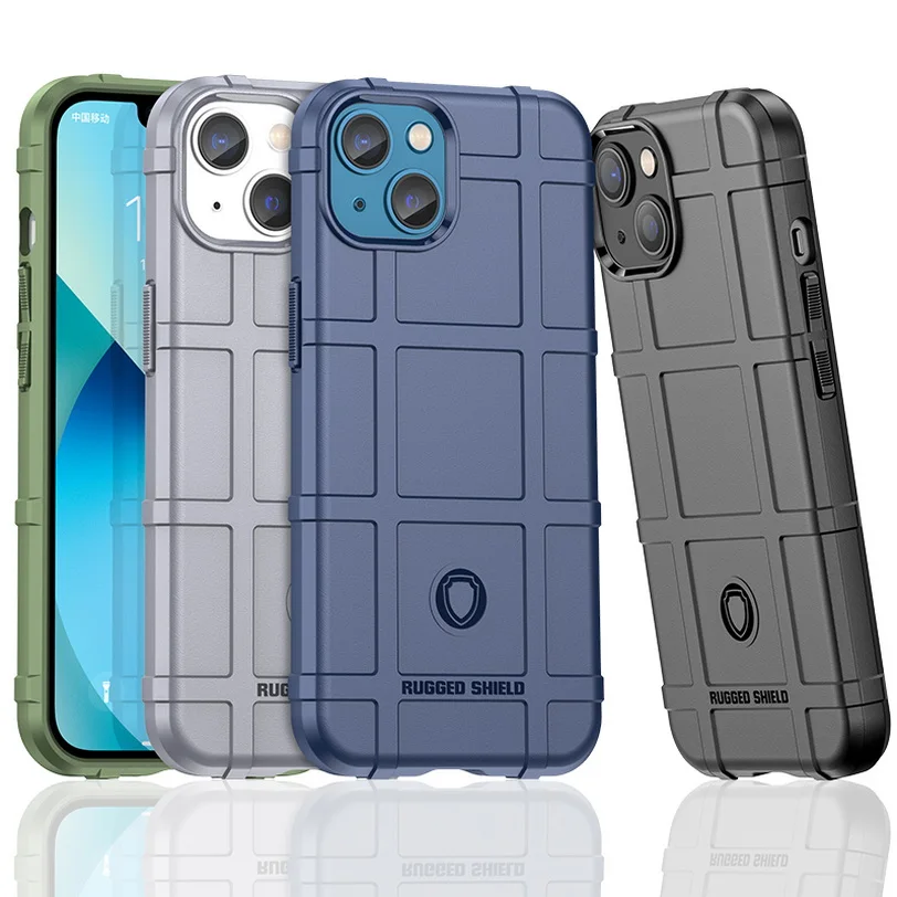 For iPhone 14 Pro Max 13 Pro 13 mini 12 Pro 11 SE 2022 XR XS Max X iPhone 8 7 Plus case Rugged shield Rubber protective cover