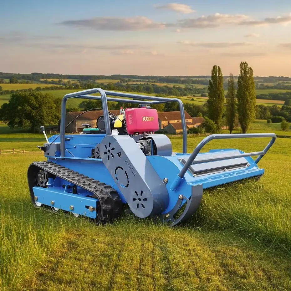 

Custom 800mm Remote Operated Grass Cutter for Rough Terrain Work CE Euro 5 Compact Machine