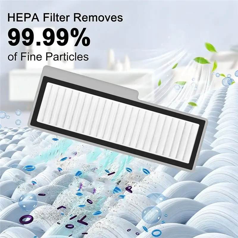 A84G-For Irobot Roomba Mini Vacuum Cleaner Accessories HEPA Filter Replacement Parts Washable 10PCS