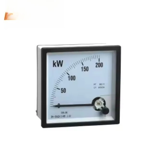 

Three-phase three-wire analog kilowatt panel meter