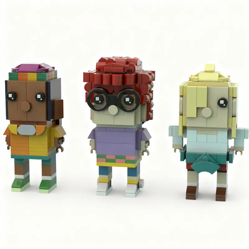

493pcs MOC Pepper Ann Brickheadz Model Building Blocks Construction Toy Christmas Gifts DIY Creative Idea Education Birthday