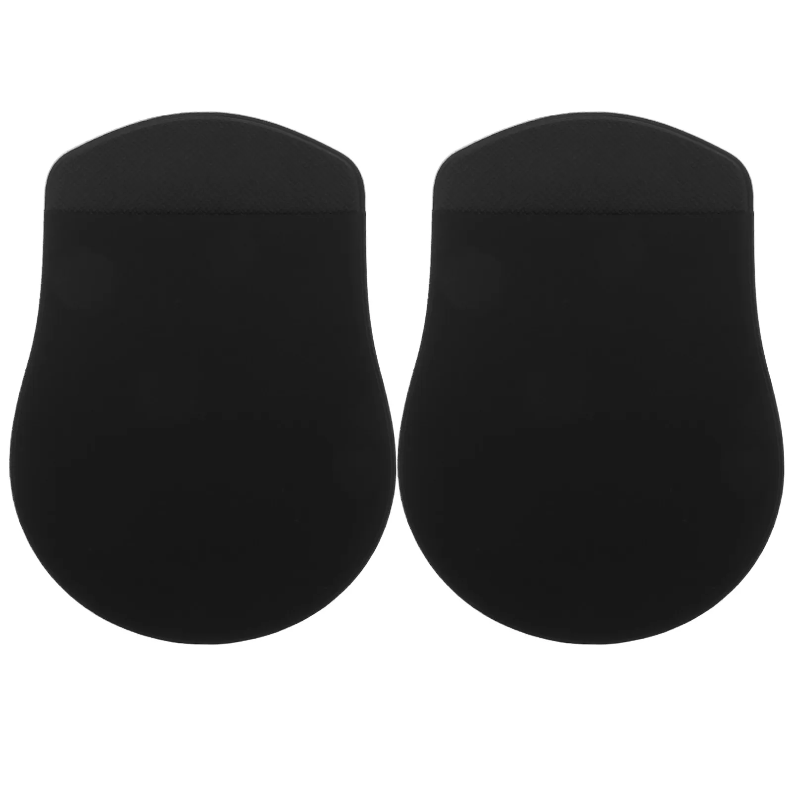 2Pcs Self-Adhesive Mouse Holder Elastic Stick-on Storage Bag Mouse Cover Laptop Travel Office Pink Adhesive Pocket