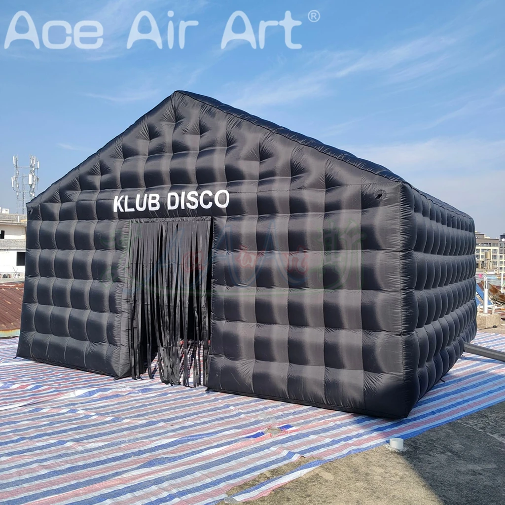 Large Inflatable Nightclub Cube Tent House for Night Club Event Exhibition Wedding Party Use