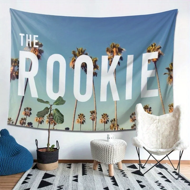 The Rookie Official Style Tapestry, Lightweight Durable Polyester Wall Art for Fan Bedroom Living Room Decor