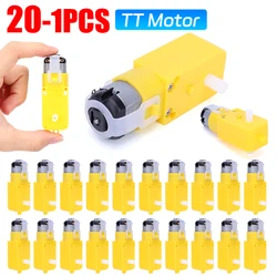 1-20pcs TT Motor 130motor Smart Car Robot Gear Motor for Arduino DC3V-12V DC Gear Motor Intelligent Car Chassis Four Drive Motor