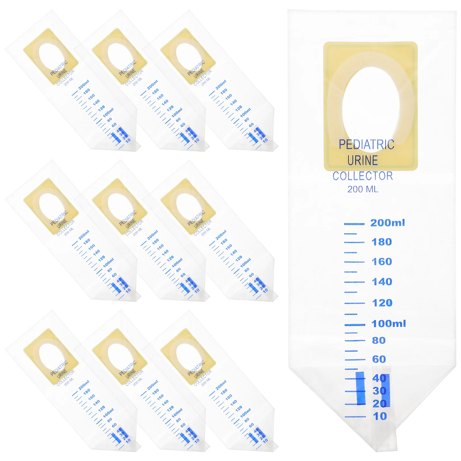 20 Pcs Pediatric Urine Bag Space Savers Leakproof Collector Disposable Bags Plastic Catcher Baby Cozy