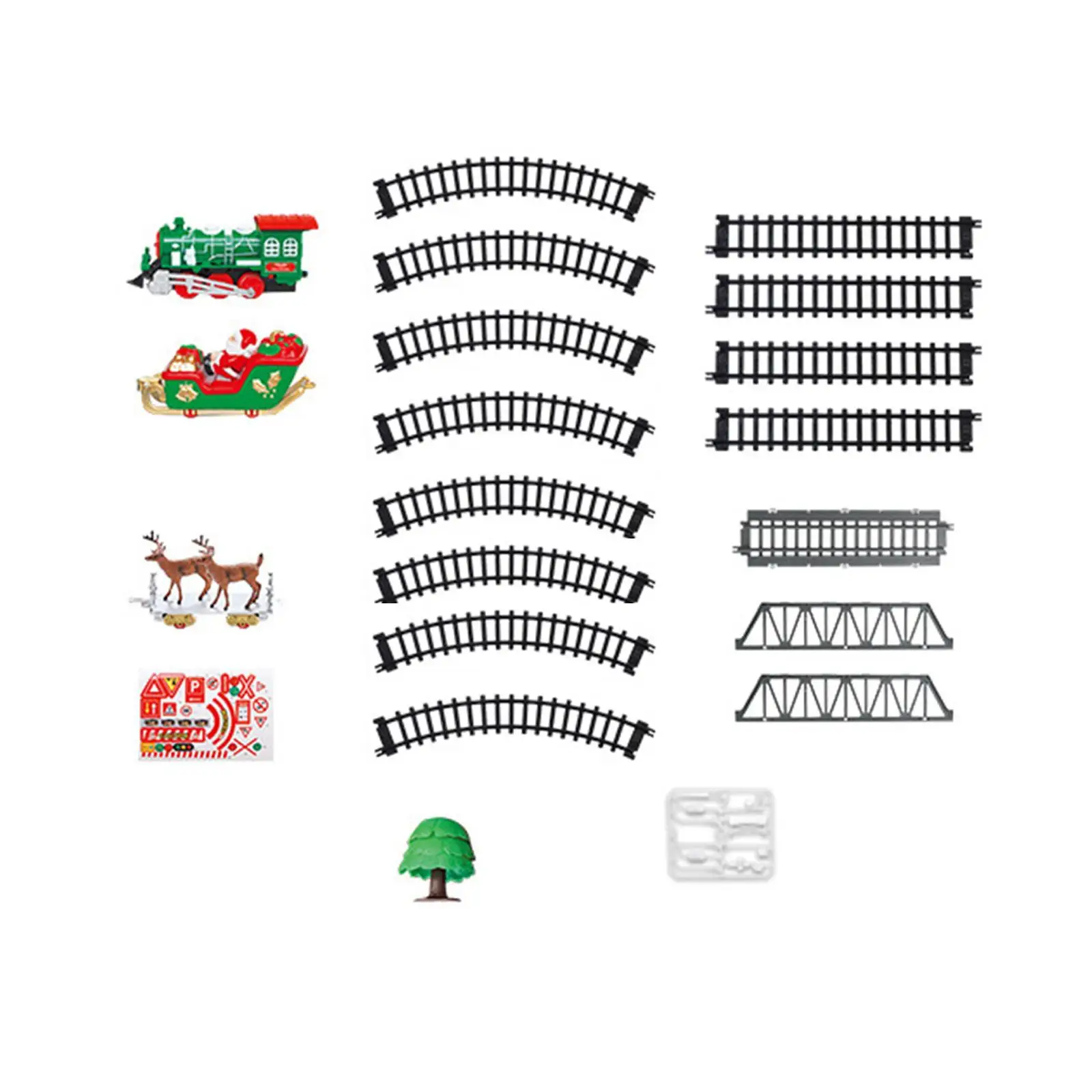 Christmas Electric Train Set Xmas Decoration Gift Model Train Set