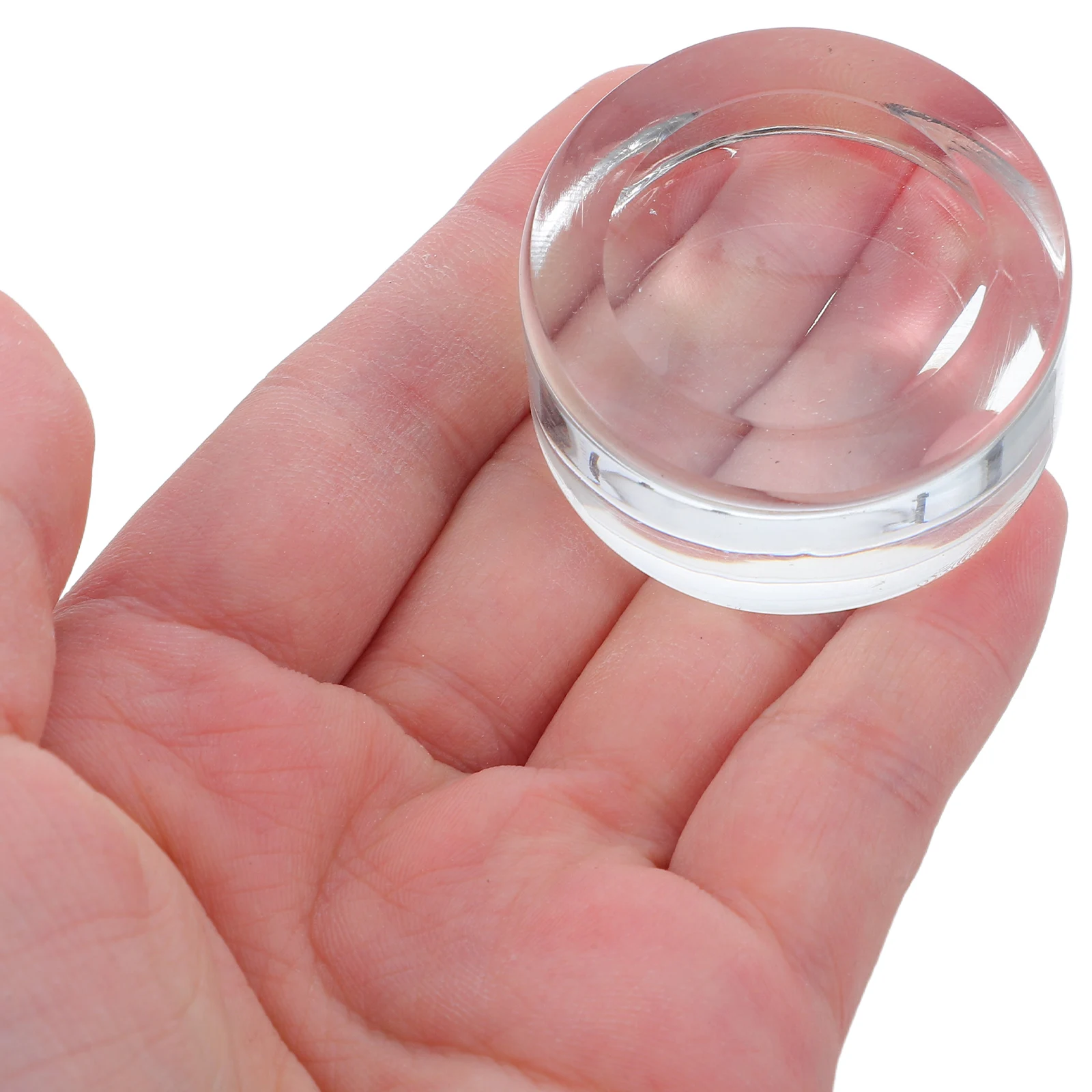 

3Pcs Crystal Ball Stand Transparent Concave Base Clear Sphere Display Bases Stable Glass Ball Holder for Home Office Decor
