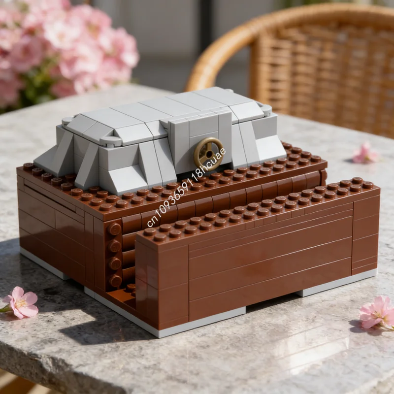 151pcs MOC Adjusted Bunker Modular Streetscape Model Building Blocks Architecture Idea Christmas Gifts Education Toys Brick