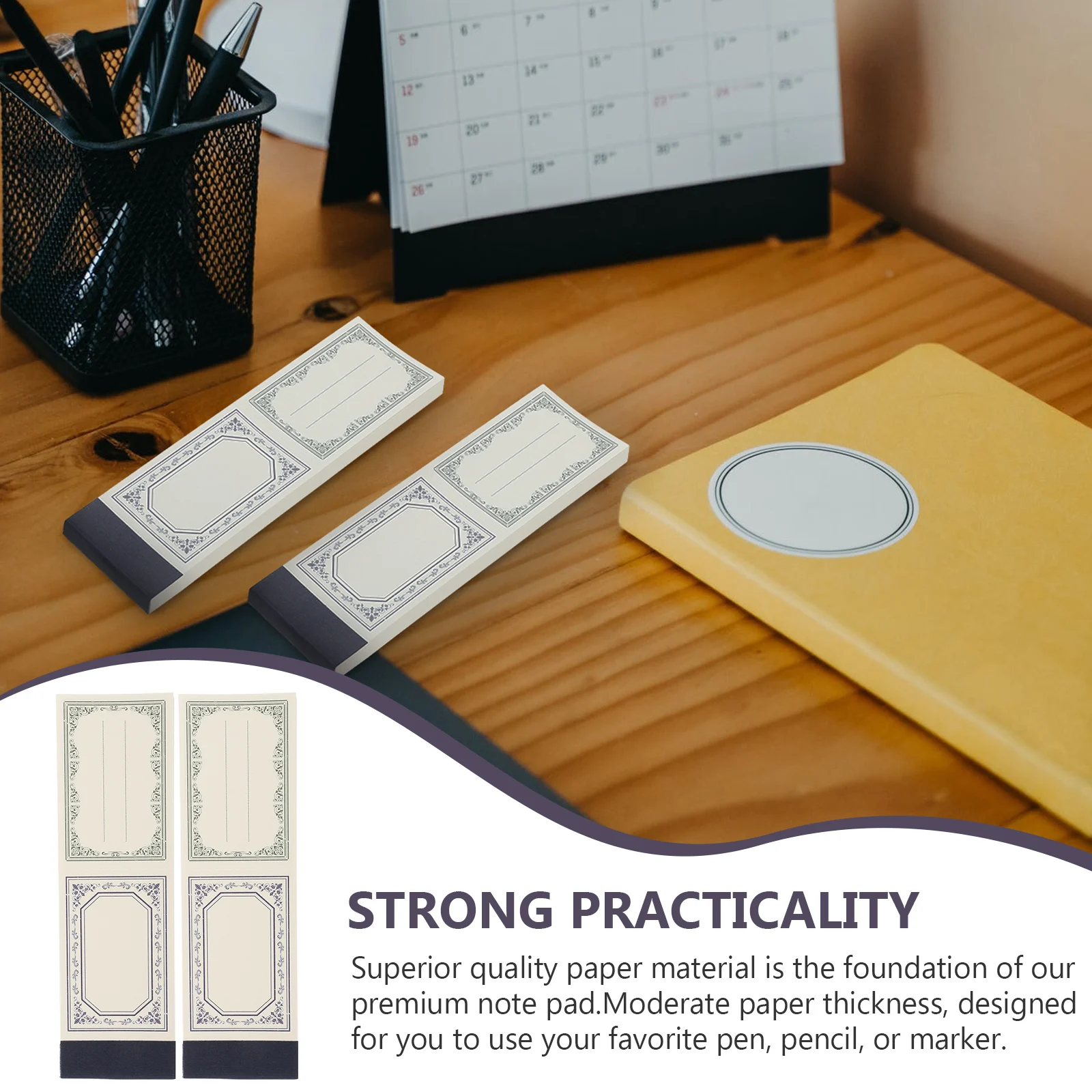 

2 Pcs Notebook Pads Planner Notepad Hand Account Small Paper Office Mini Notepads Shopping