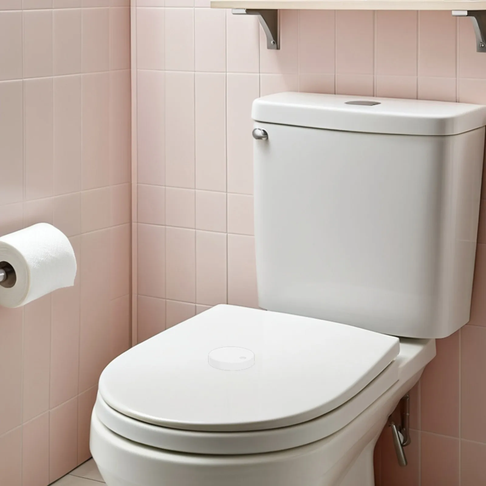 4Pcs Universal Toilet Bolt Covers 60Mm Plastic Decorative Screw Cap Set for Toilet Seat Bolts Enhances Clean Aesthetic in Any