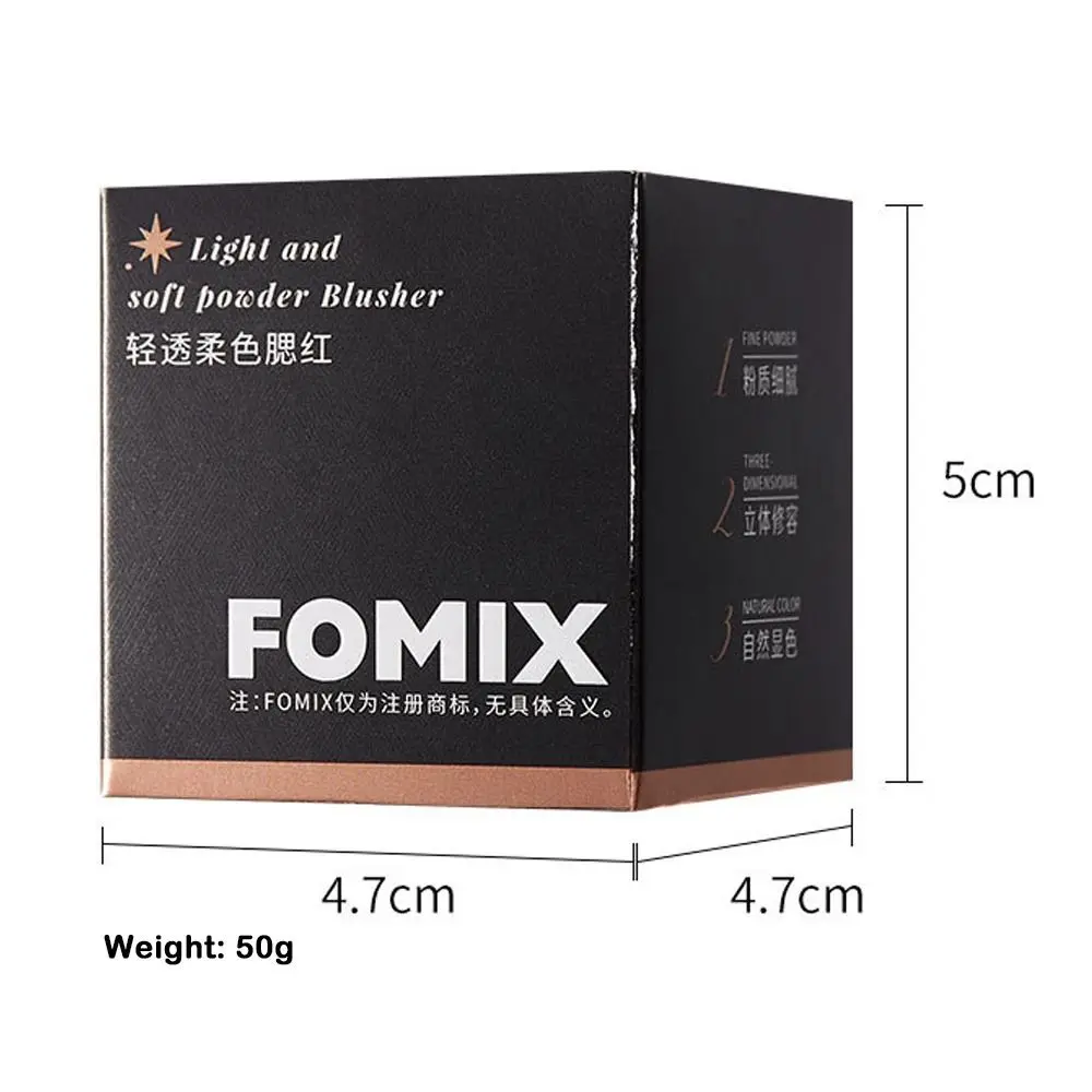 New Light and Soft Brighten Blusher High Gloss Matt Waterproof Rouge Sweatproof Long-lasting Powder Blusher Cream