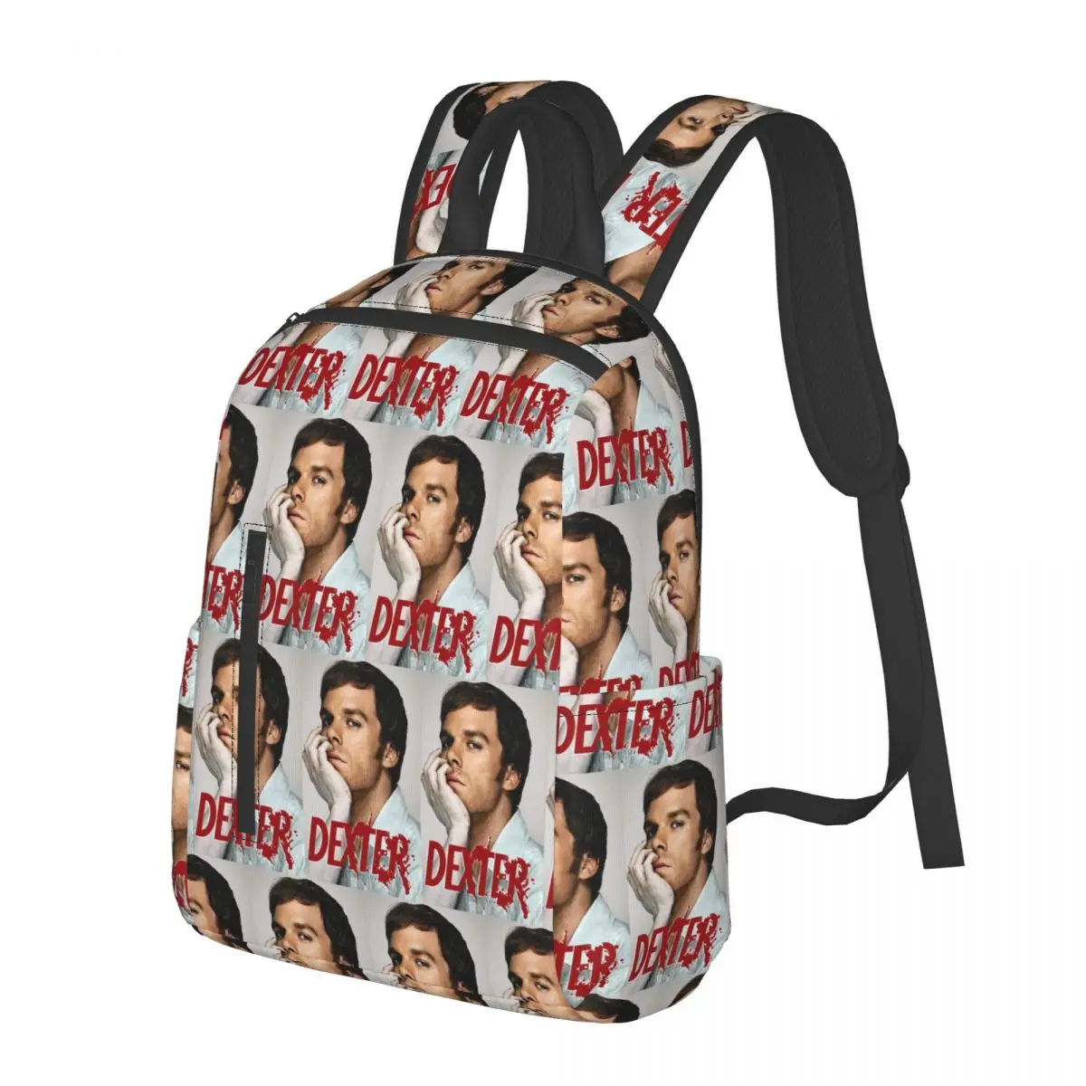 

Dexter Morgan Movies Student Backpack School Bag Hiking Travel Daypack for Men Women Fashion Bookbag Shoulder Bags