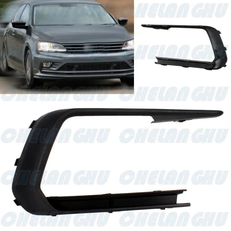 

1pc Right Side Fog Light Lamp Grille Cover For VW Jetta GLI 2015 2016 2017 2018 5C6853666F