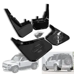 Non-destructive Mud Flaps Splash Guards  for Land Rover Defender 110 90 2020 2021 2022 L663 Car Mudguard Fenders