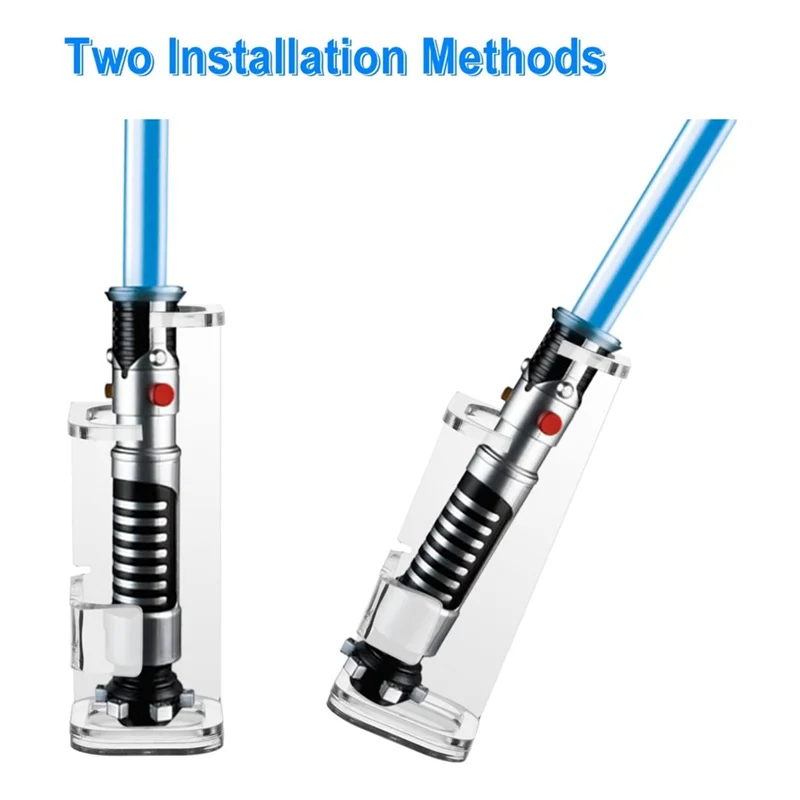 

A35F Новый 2 шт. подставка для светового меча настенное крепление подставка для светового меча акриловый держатель для светового меча для вертикального и крестового отображения