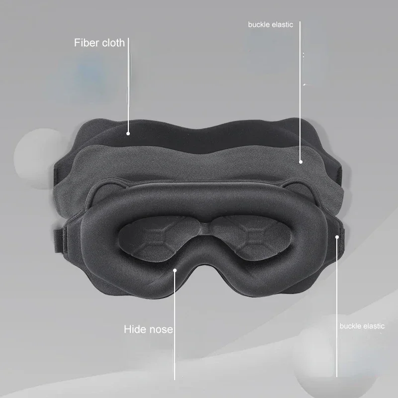 3D Sleeping Mask Block Out Light Sleep Mask for Eyes Soft Sleeping Aid Eye Mask for Travel Eyeshade Night Breathable Slaapmasker