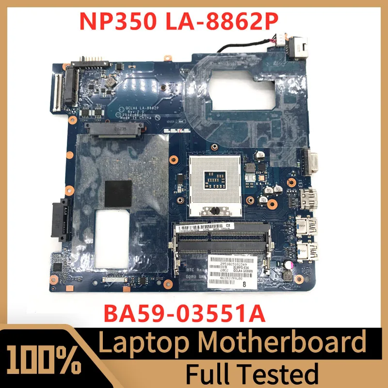 

QCLA4 LA-8862P Mainboard For Samsung NP350 NP350V5C Laptop Motherboard BA59-03551A HM70 100% Full Tested Working Well