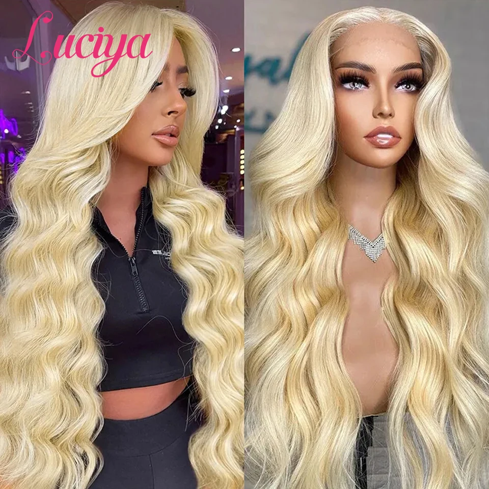 HD 613 Blonde 13x4 Lace Front Human Hair Wigs Body Wave 13x6 HD Frontal Wig 5x5 Glueless Wigs Human Hair Ready To Wear For Women