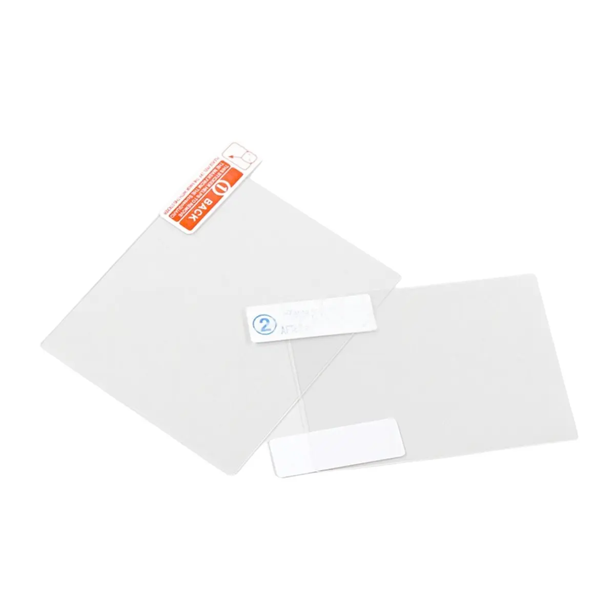 A49T 4PCS for Screen Protector Top Bottom Tempered Glass Film Clear PET Protective Film