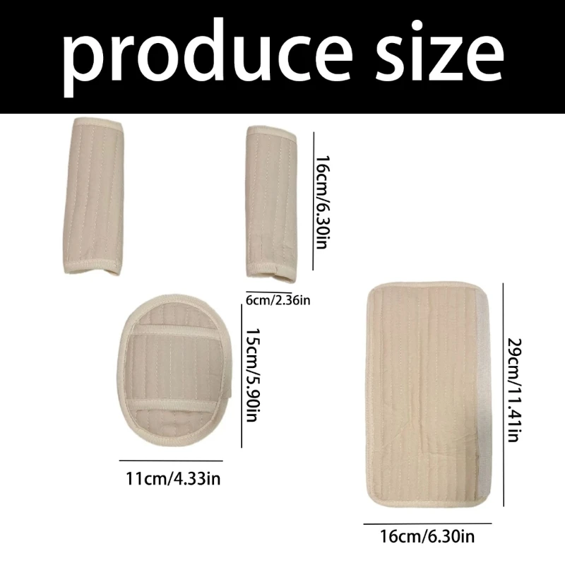 J15U Breathable Pram เข็มขัดป้องกัน Pad รถเข็นเด็กสายคล้องไหล่ GUARD เบาะทารกรถเข็นเด็กไหล่เข็มขัด