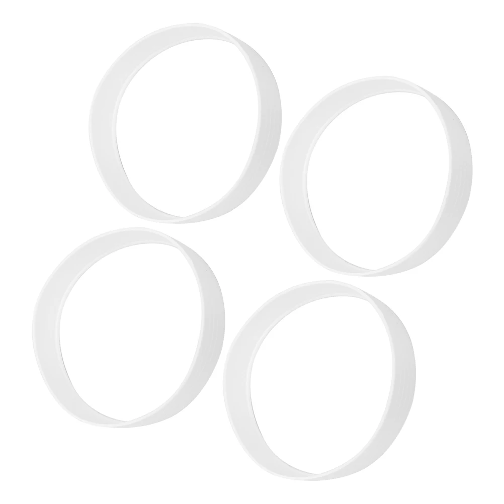 

4pcs White Golf Hole Cup Ring for 108 Holes Portable Practice Tool Thickened Plastic Sturdy Durable Fixing Grass Gaps