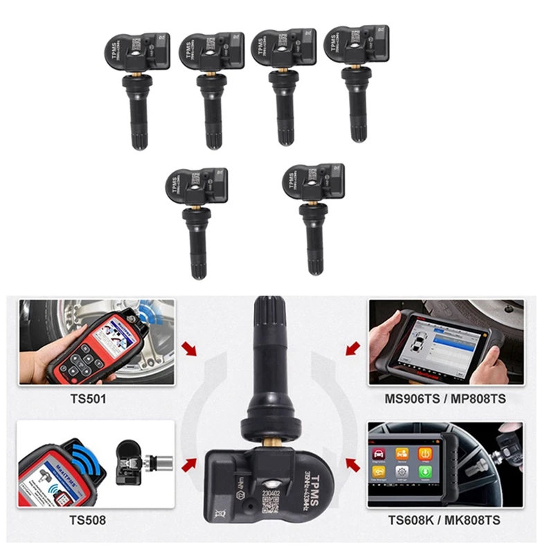 For Autel MX Sensor 433 315MHZ TPMS Sensor Tire Pressure Repair Tools Scanner Maxitpms Monitor Programming Sensor