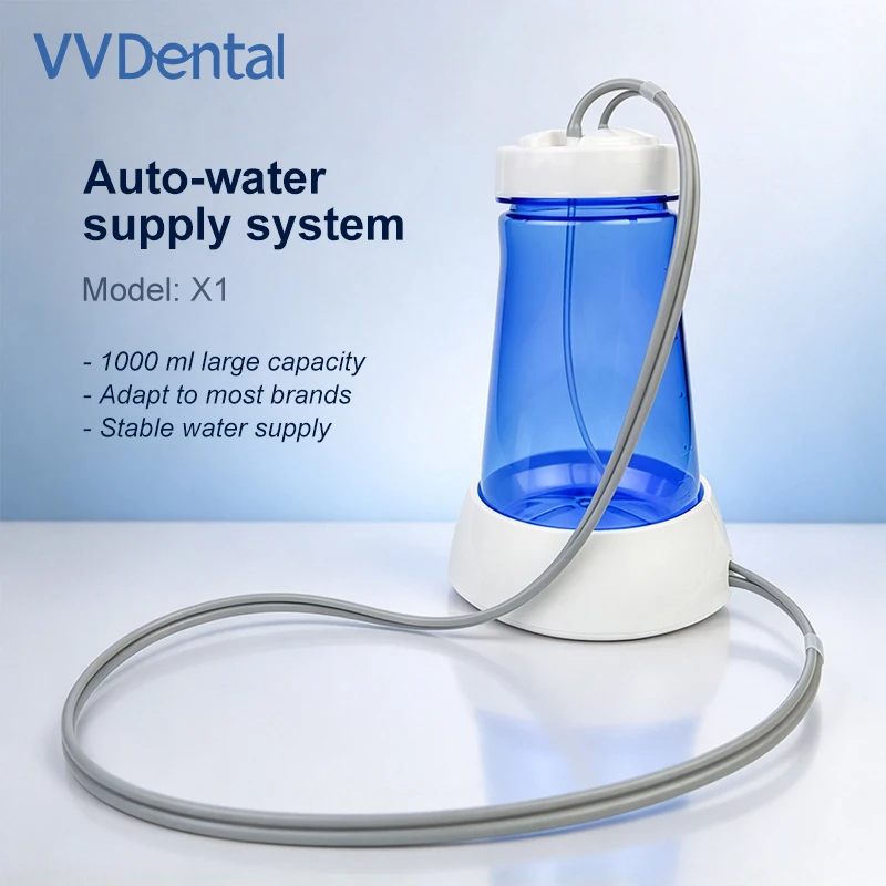 VVDental Water Bottle For Ultrasonic Scaler Auto Water Supply System Pressure Pump 1000ML Accessories Fit Satelec/Woodpecker