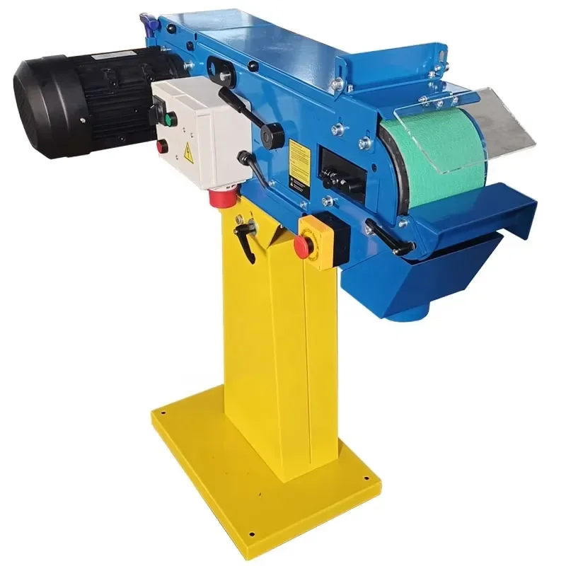 BS150 Belt Sander Belt Disc Sander Sanding Metalworking Grinding Machine for Heavy