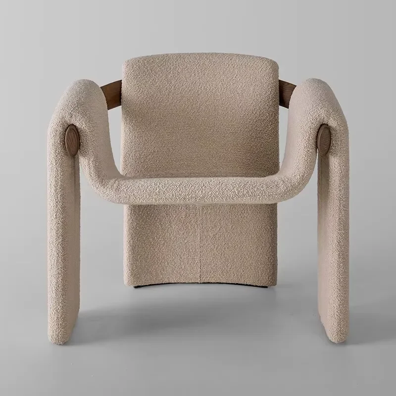 Italian Style Modern Foldable Leisure Chair Fabric Multifunctional Home Furniture for Living Room Bedroom Hotel