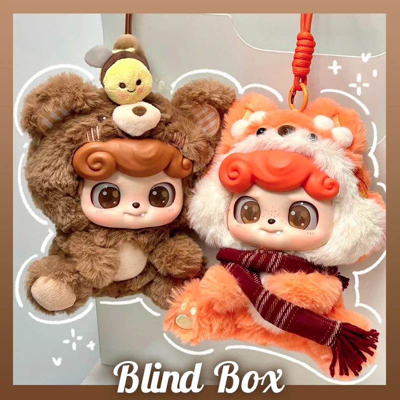 Offizielle Q Baby Tier Kindergarten Serie Spielzeug Mystery Plüsch Blind Box Niedliche Puppe Dekor Mode Geschenk für Mädchen Geburtstag