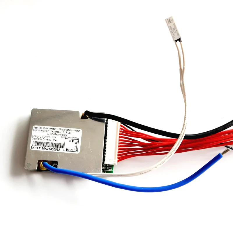 36V 10S 15A 48V 13S 15A/20A Lithium Battery BMS Protection Board Charge And Discharge At The Same Port