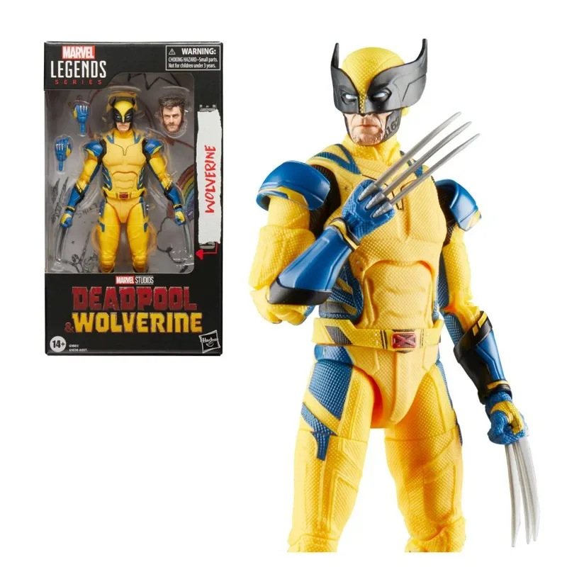 Hasbro Anime Marvel Legends Deadpool and Wolverine IN SHELF Christmas Gifts or Collection Genuine Action Figure Model Toys