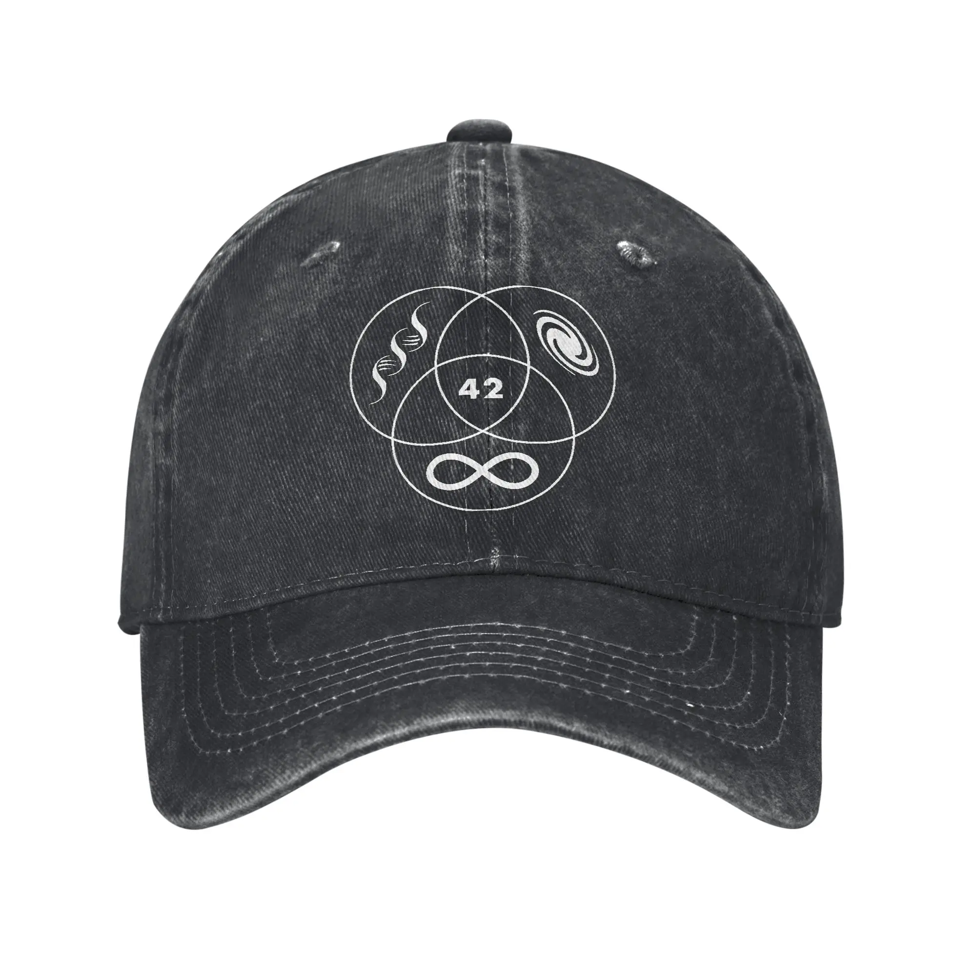 Men Women dont panic 42 The Answer To Life The Universe And Everything Douglas Adams  Cap Merch Baseball Caps Casual hat