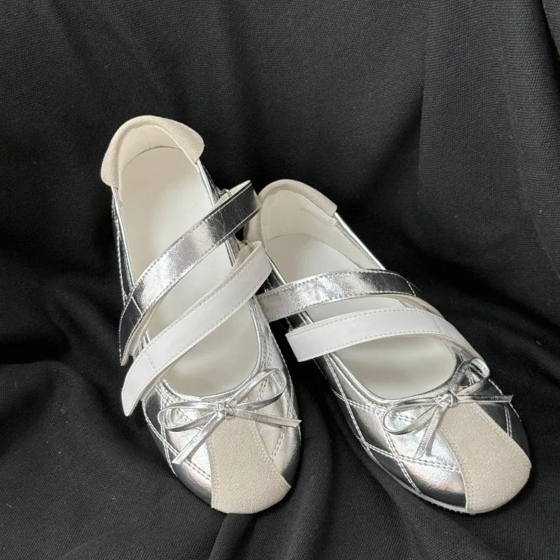 

New Women's Shoes Fashion Round Head Shallow Casual Shoes for Woman Exquisite Bow Ballet Flat Shoe Designer Shoes Zapatos Mujer