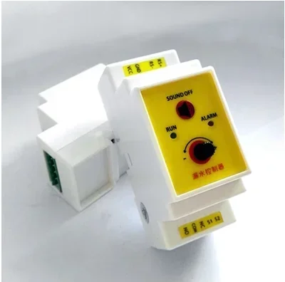 Rail Type Water Leakage Sensor, Water Pipe Leakage Detector, Water Immersion Detection Controller, Wired Switch Quantity