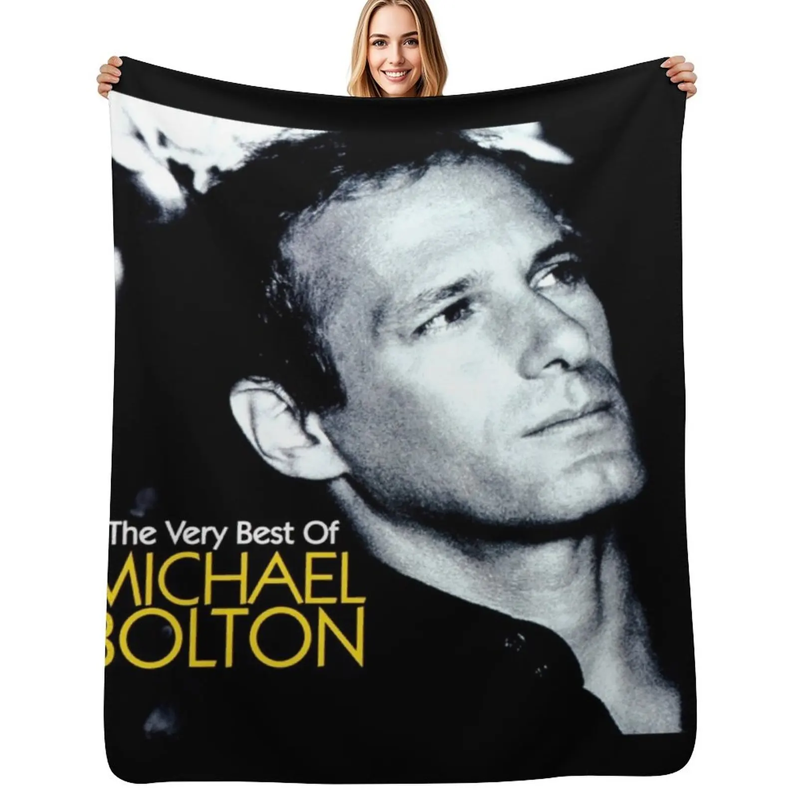 

Michael bolotin The very best of michael bolton Throw Blanket Fuzzy Plush Throw Blanket for Sofa Chair