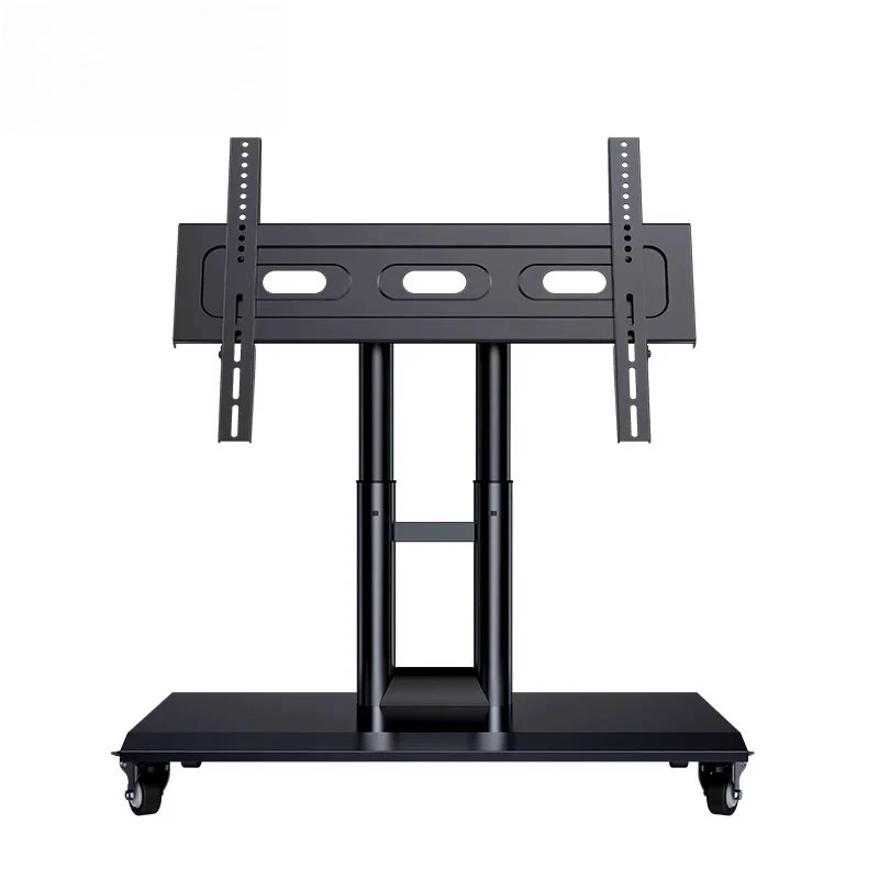 حامل تلفزيون للمسرح، عربة متنقلة من Rostrum 55 65 75 بوصة شماعة شاشة عمودية من الأرض إلى السقف