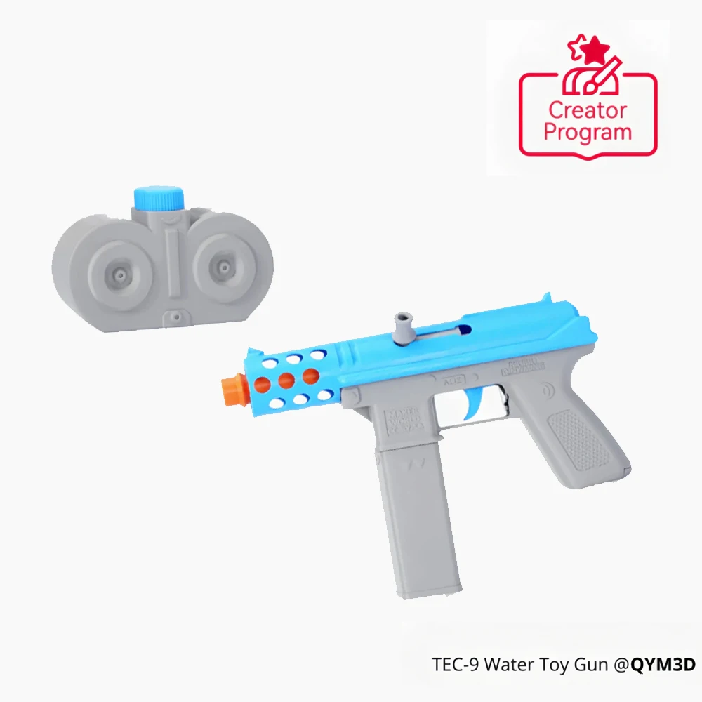 

Для комплекта электрического распыления воды BambuLab 02, программа Creator для аппаратных компонентов, электрический водяной игрушечный пистолет, маркер с 3D-печатью World