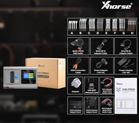Xhorse Multi-prog, version mise à jour du VVDI Prog, programmeur professionnel encore plus puissant, version globale