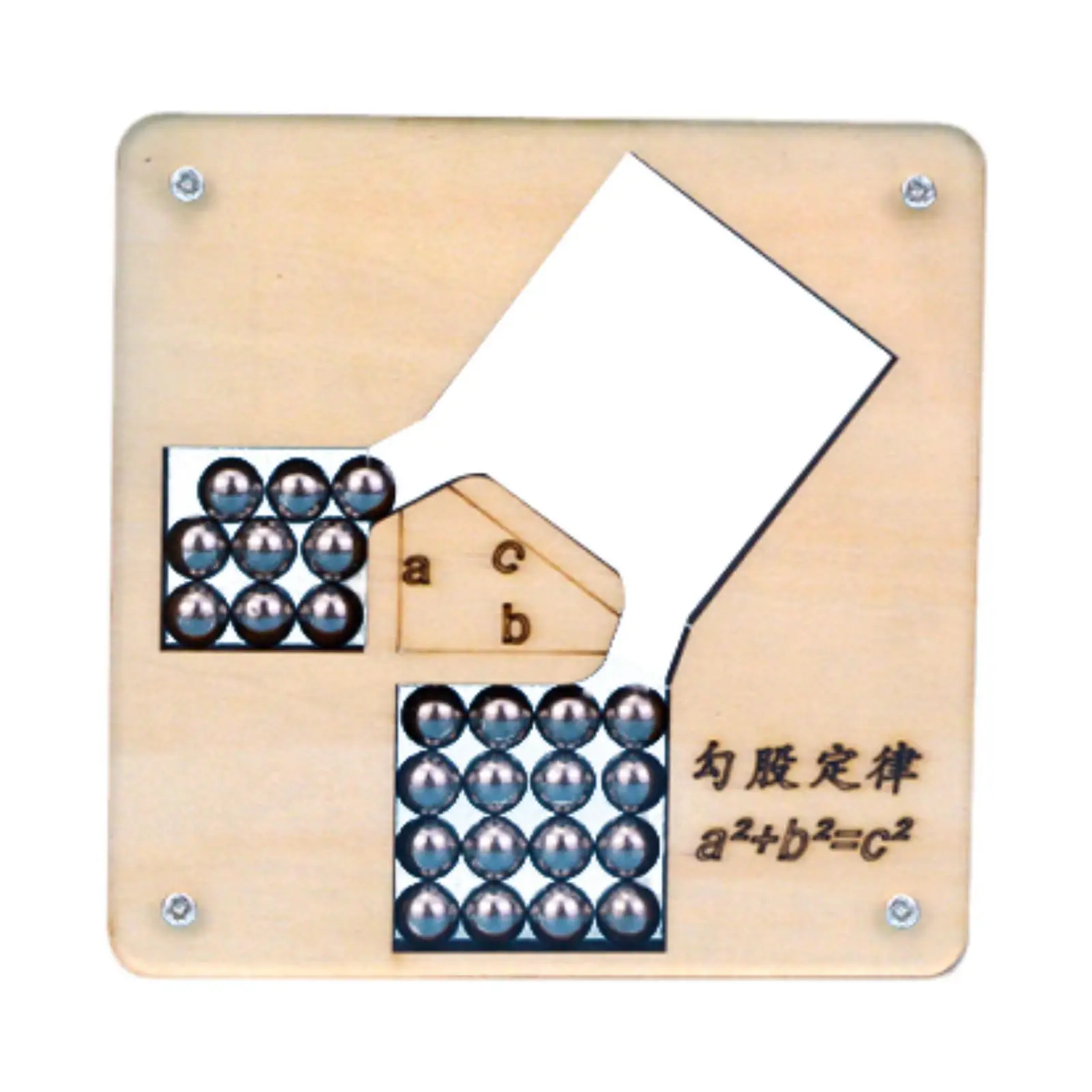 

Pythagorean Model Educational Portable Learning Tool Sturdy Practice Science Toy for Children Boys Girls Students Kids Secondary