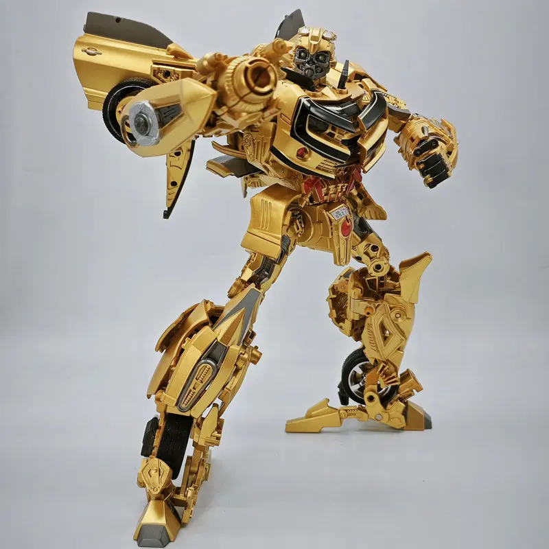 30CM Transformation Optimus Prime Bumblebee Megatron Schwarz Gold Roboter Spielzeug Legierung Star Commander Lkw Auto Spielzeug Action Figur geschenk – Detail 8