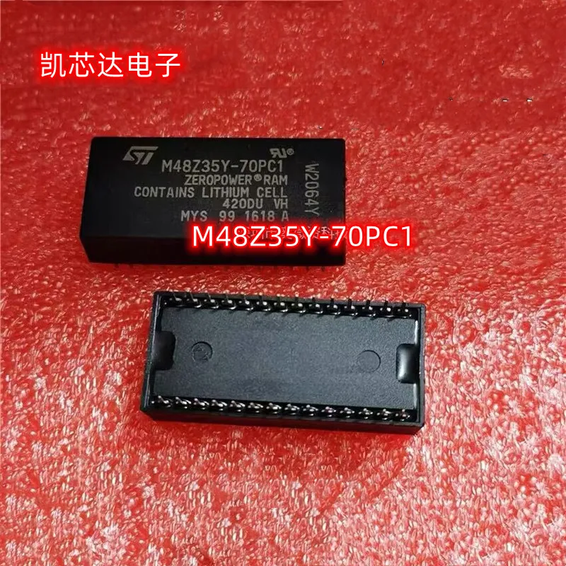 2pcs 100% new and orginal M48Z35Y-70PC1 M48Z35Y DIP-28 256 Kbit 32Kb x8 ZEROPOWER SRAM stock