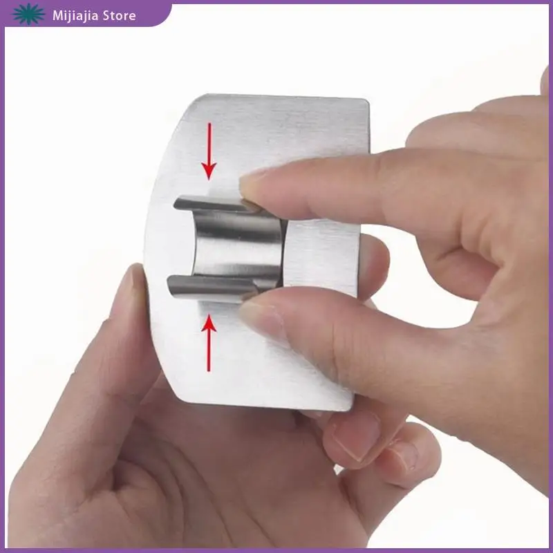 Stainless Steel Finger Hand Protector, Stainless Steel Finger Guard For Cutting Food, Finger Shield Knife Cutting Durable Silver