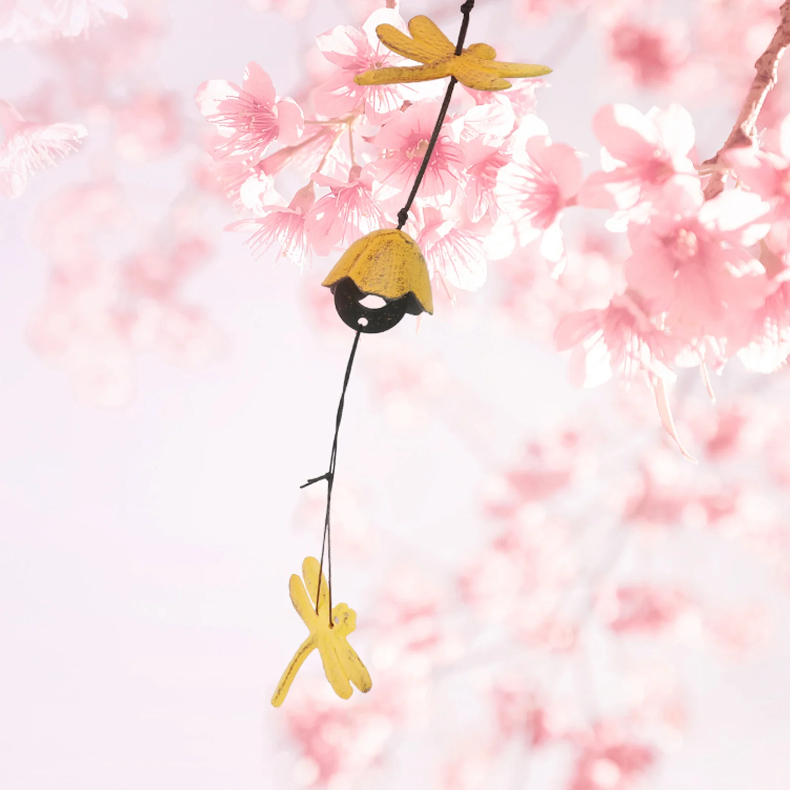 

Dragonfly Wind Chime Iron Bell Pendant Home Decor Metal Crafts Durable Non Rust Fade Resistant Lightweight Gift Idea