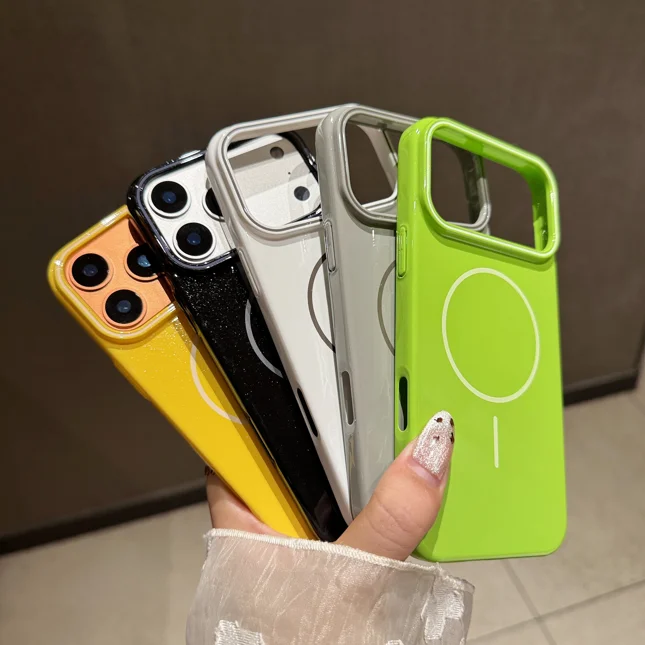 Multi-Color MagSafe Phone Case with Camera Protection – Shockproof Cover for iPhone 12-17 Series 17pro max 17pro 16/15/14/13 16p