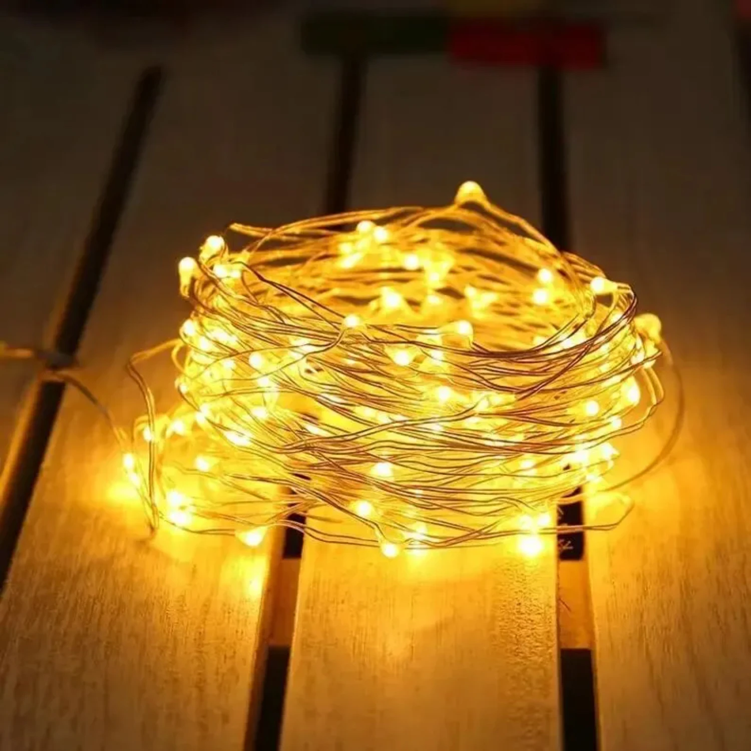 Transform any space into a magical starlit haven with these exquisite exotic copper wire LED battery string lights. Perfect for 