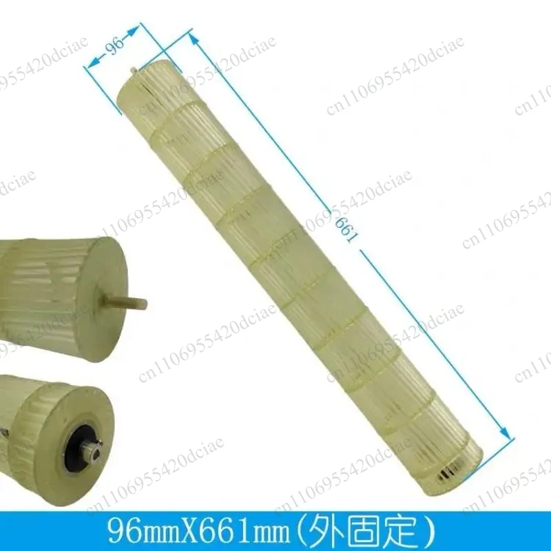 Wall mounted/concealed cross flow fan | with shaft impeller replacement 1-3P AC indoor fan impeller
